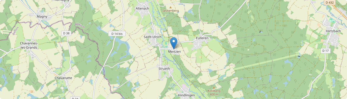 Mertzen - Carte