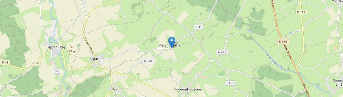 Mésangueville - Carte