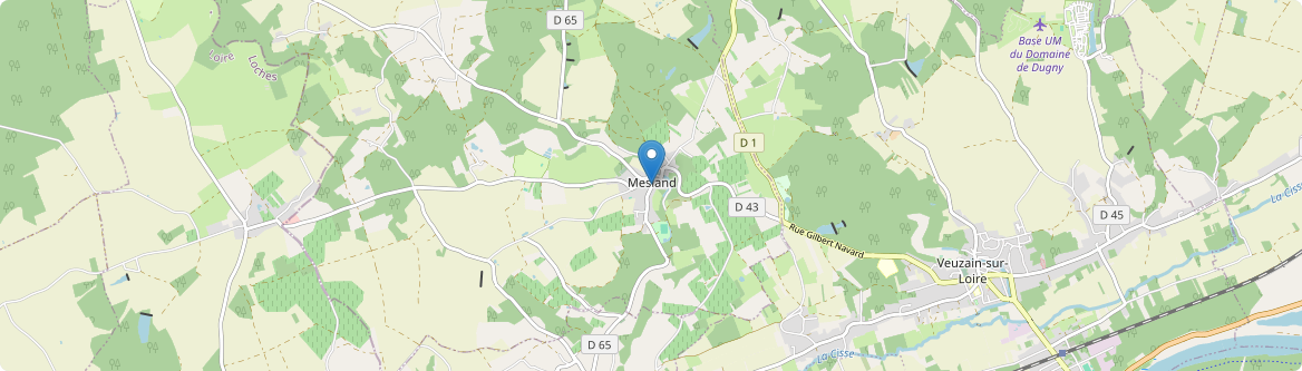 Mesland - Carte
