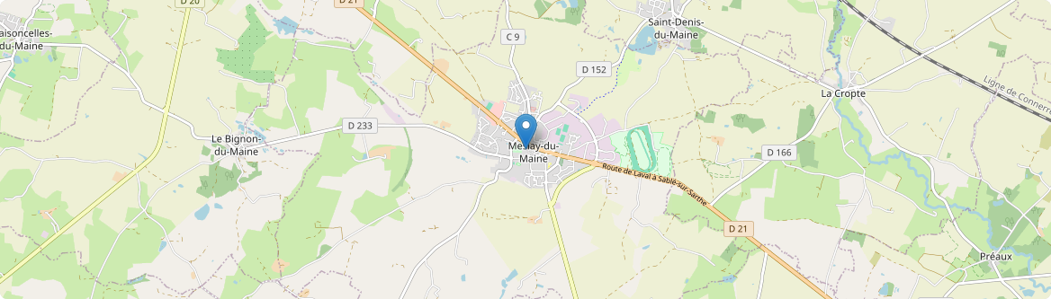 Meslay-du-Maine - Carte