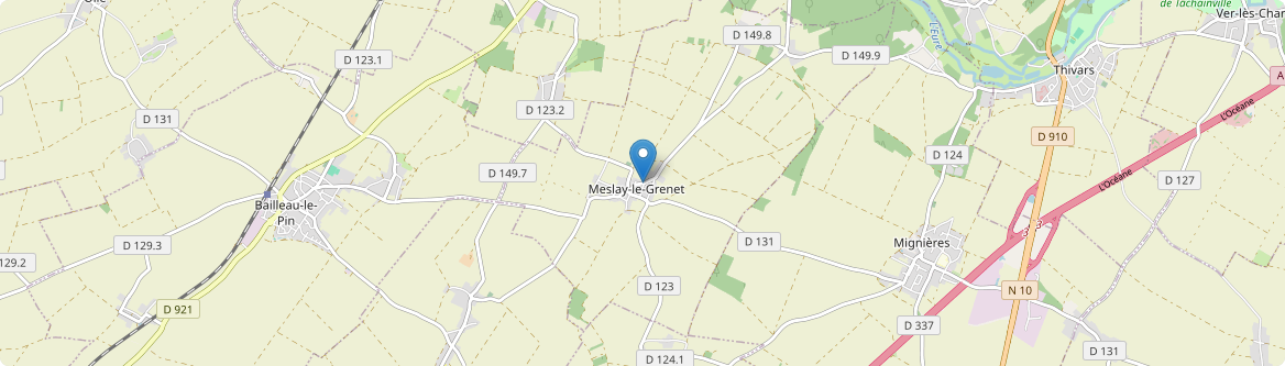 Meslay-le-Grenet - Carte