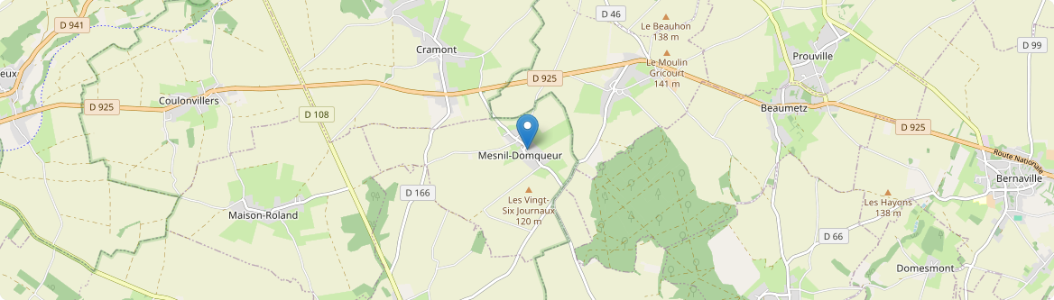 Mesnil-Domqueur - Carte