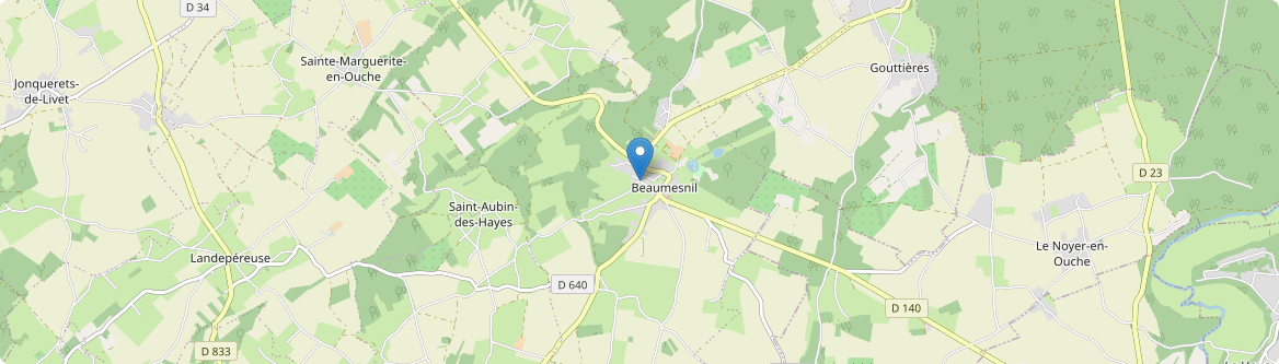 Mesnil-en-Ouche - Carte