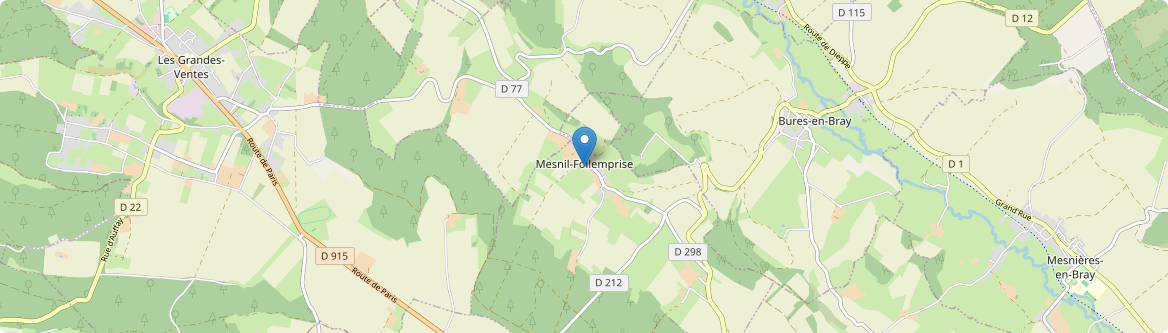Mesnil-Follemprise - Carte