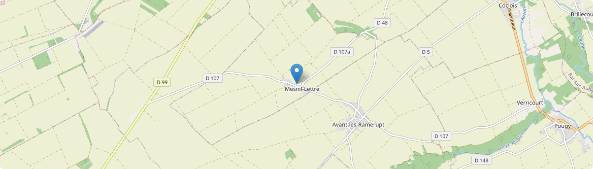 Mesnil-Lettre - Carte