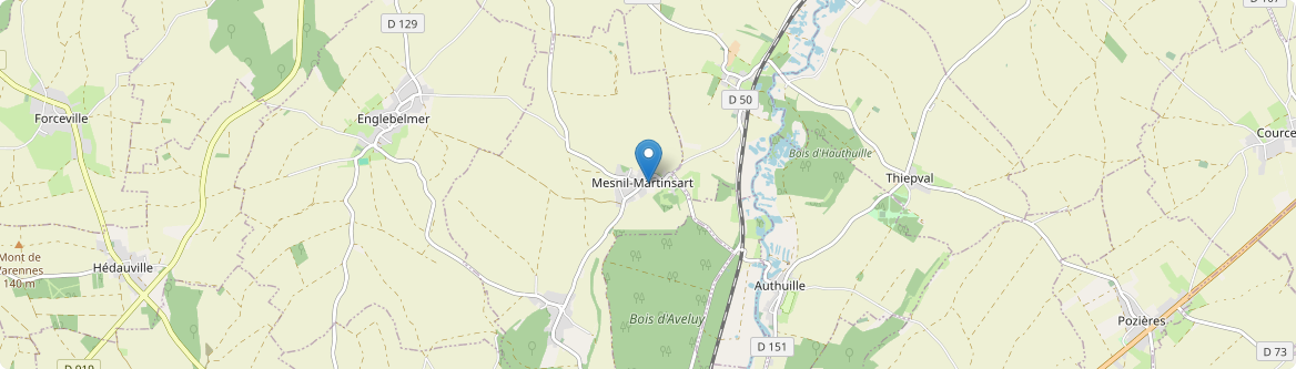 Mesnil-Martinsart - Carte