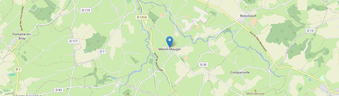 Mesnil-Mauger - Carte