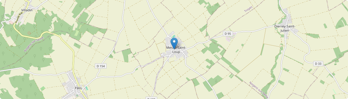 Mesnil-Saint-Loup - Carte