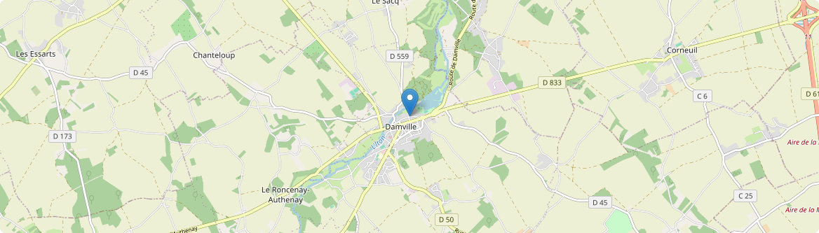 Mesnils-sur-Iton - Carte