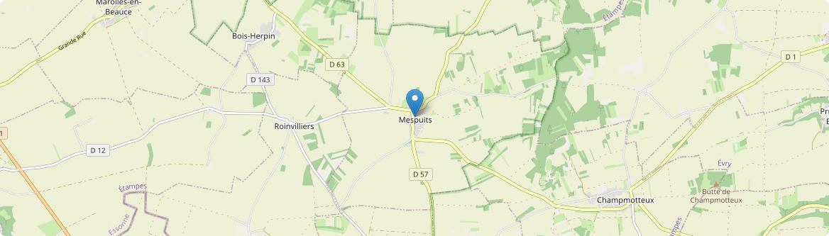 Mespuits - Carte
