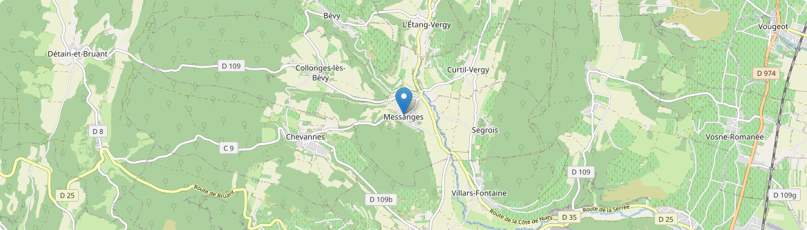 Messanges - Carte
