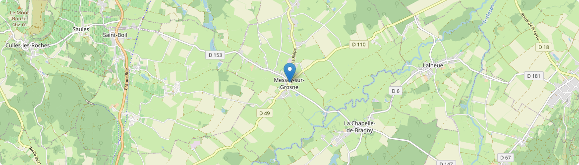 Messey-sur-Grosne - Carte