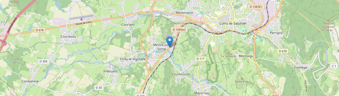 Messia-sur-Sorne - Carte