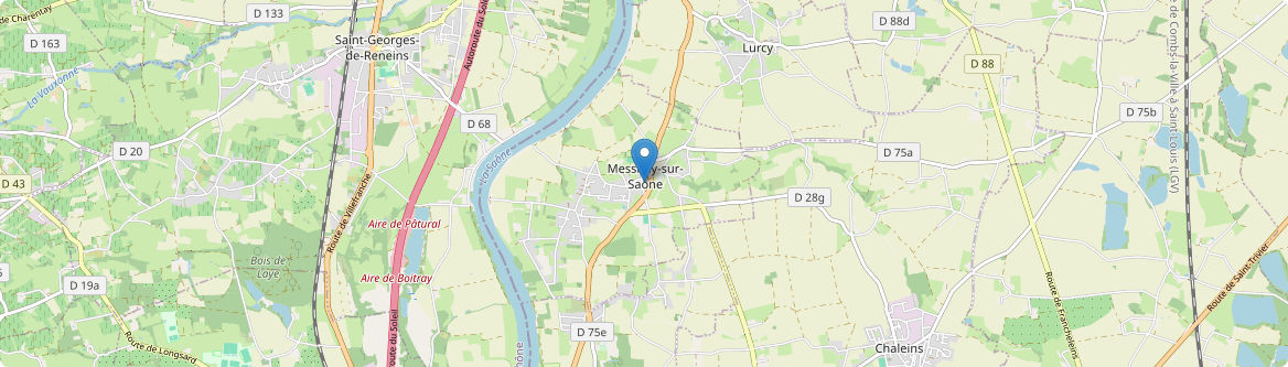 Messimy-sur-Saône - Carte