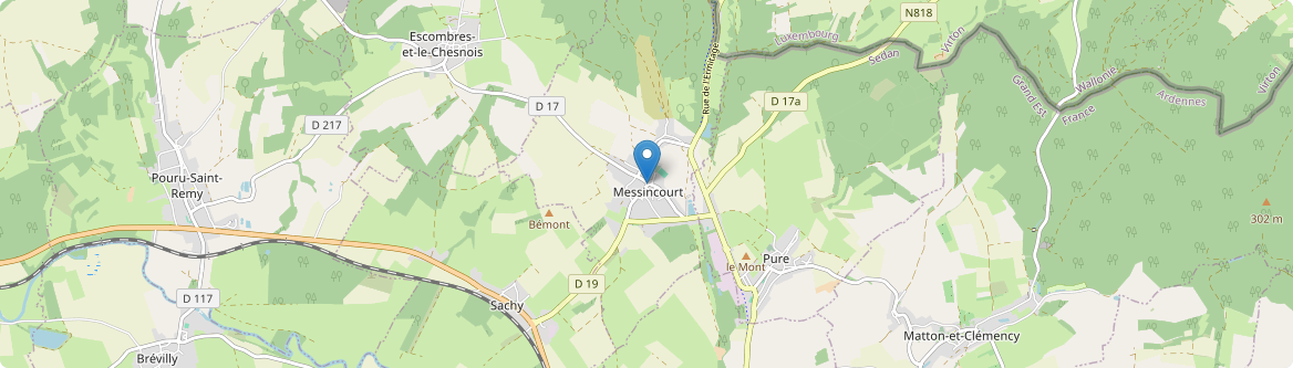 Messincourt - Carte