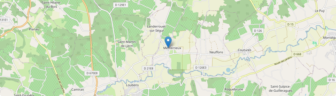 Mesterrieux - Carte