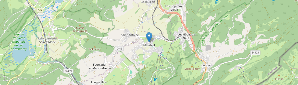 Métabief - Carte