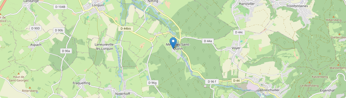 Métairies-Saint-Quirin - Carte