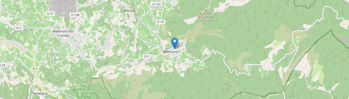 Méthamis - Carte