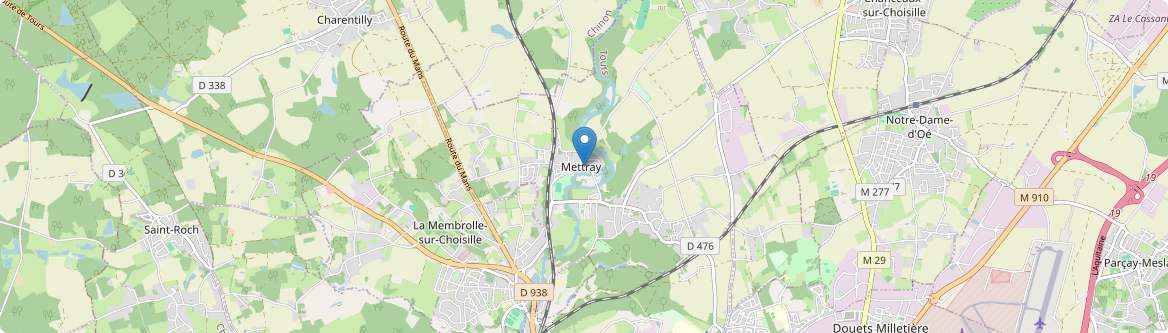 Mettray - Carte