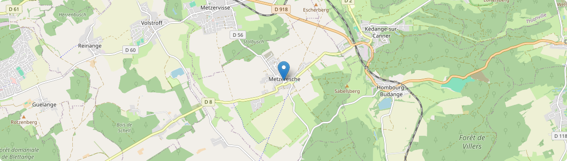 Metzeresche - Carte