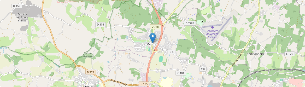 Meucon - Carte