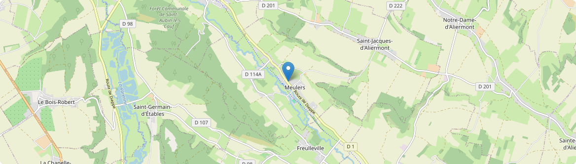 Meulers - Carte
