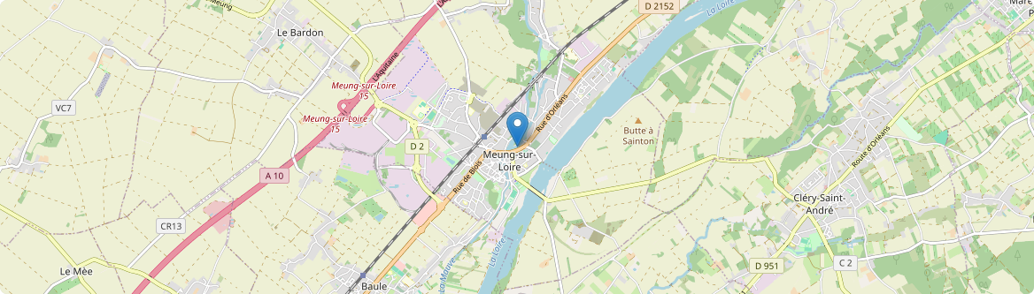 Meung-sur-Loire - Carte