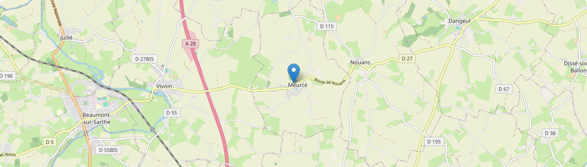 Meurcé - Carte