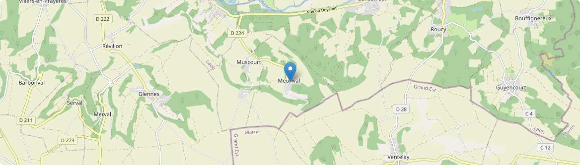 Meurival - Carte