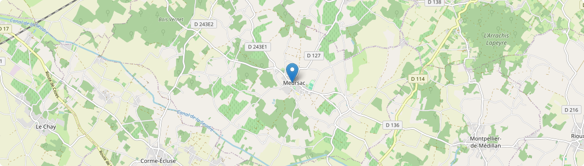 Meursac - Carte