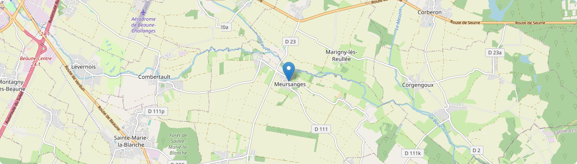 Meursanges - Carte