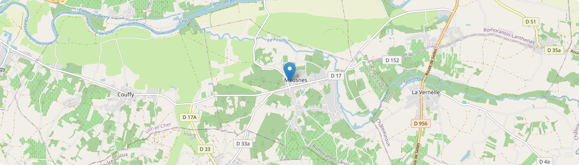 Meusnes - Carte