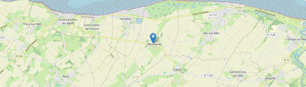 Meuvaines - Carte