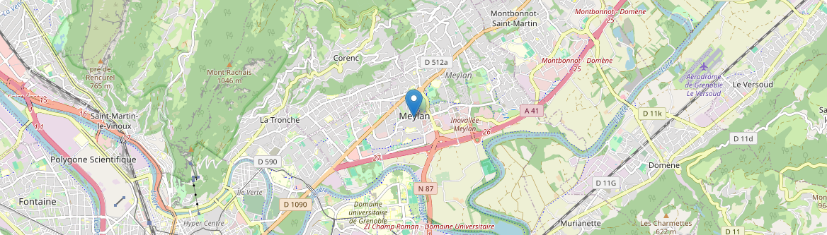Meylan - Carte
