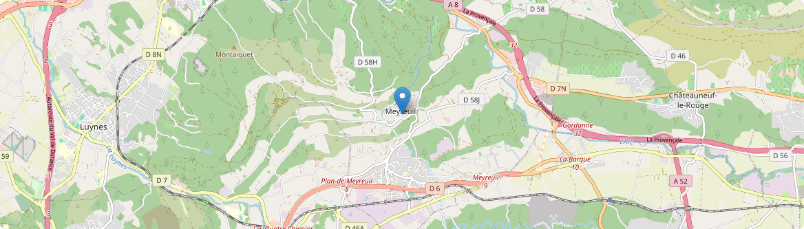 Meyreuil - Carte
