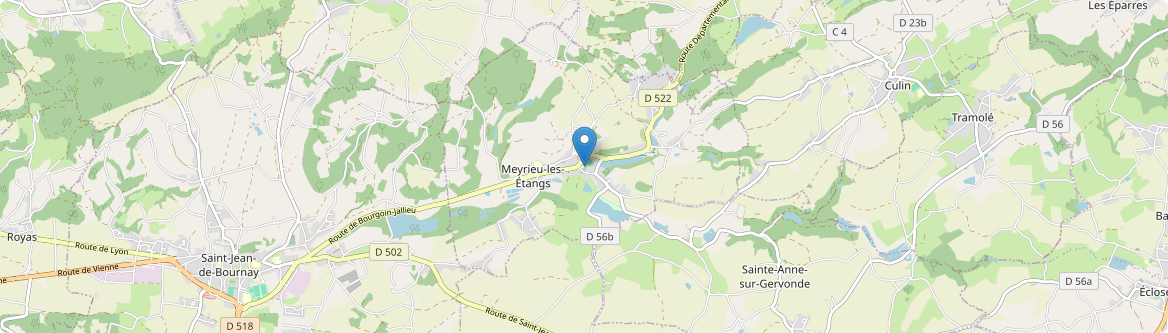Meyrieu-les-Étangs - Carte