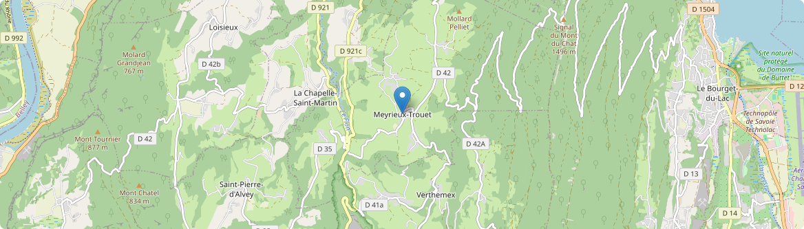 Meyrieux-Trouet - Carte