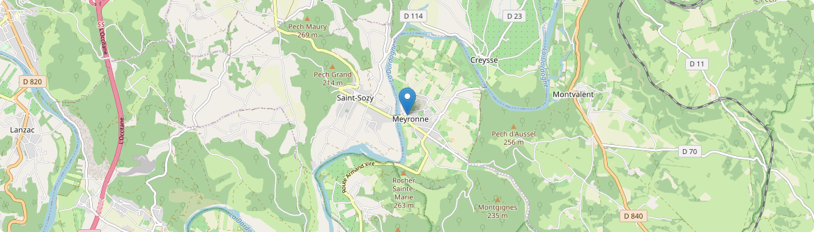 Meyronne - Carte