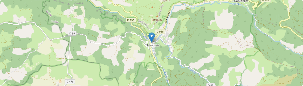 Meyrueis - Carte