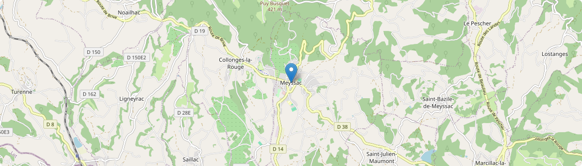 Meyssac - Carte