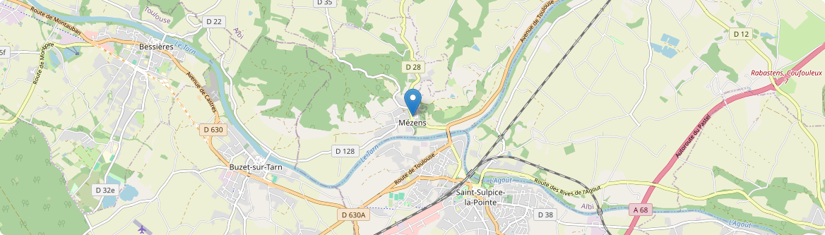 Mézens - Carte
