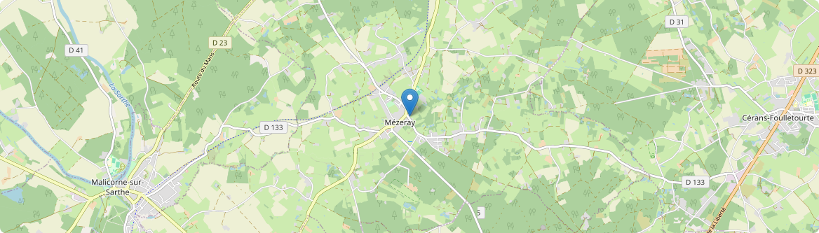 Mézeray - Carte