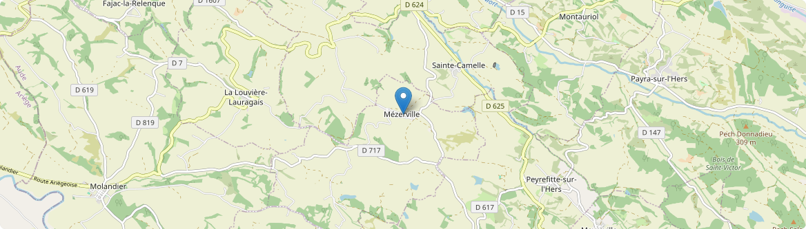 Mézerville - Carte