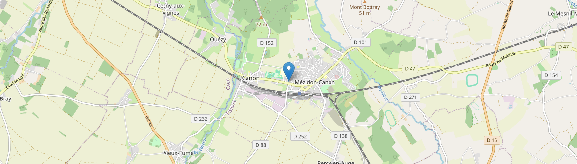Mézidon Vallée d'Auge - Carte