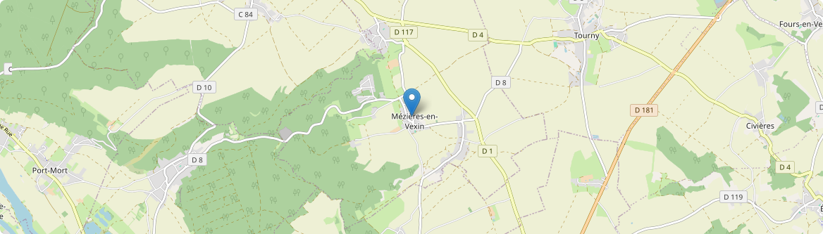 Mézières-en-Vexin - Carte