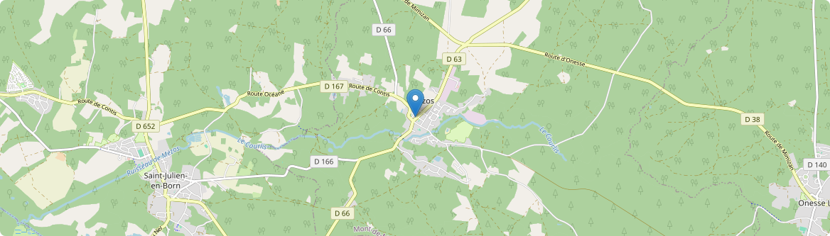 Mézos - Carte