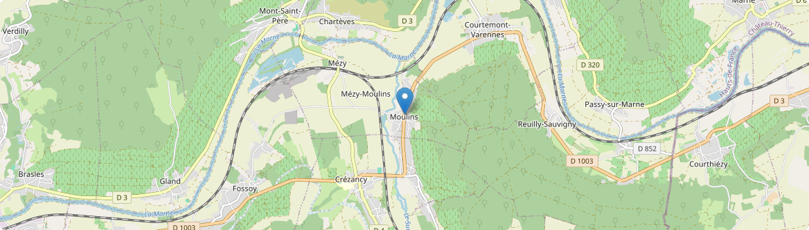 Mézy-Moulins - Carte
