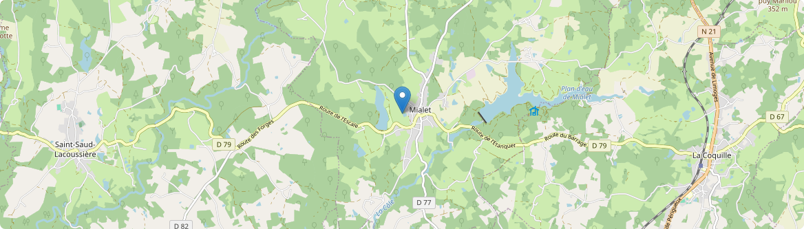 Mialet - Carte