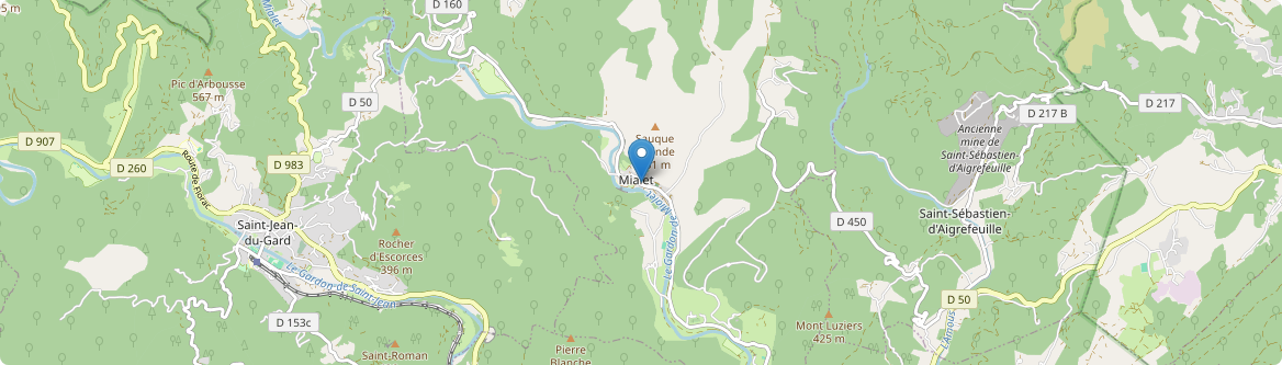 Mialet - Carte